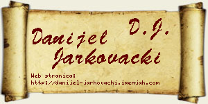 Danijel Jarkovački vizit kartica
